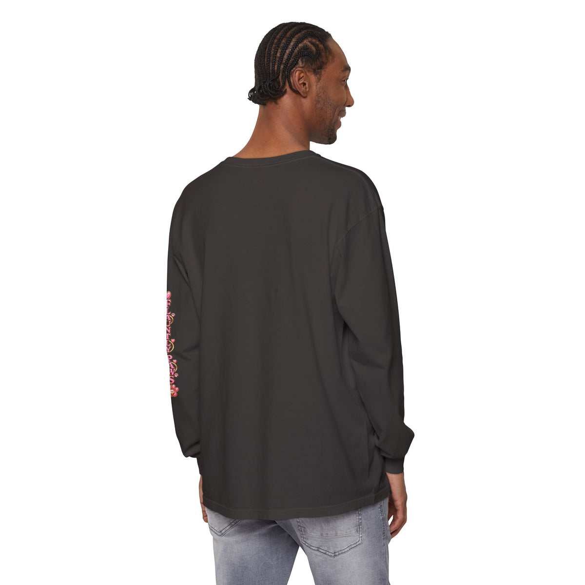 Garment-Dyed Long Sleeve Tee | Flauntly Paws