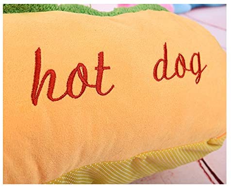 Hot Dog Pet Bed | Cozy Novelty Dog Bed | Small to Medium Dogs
