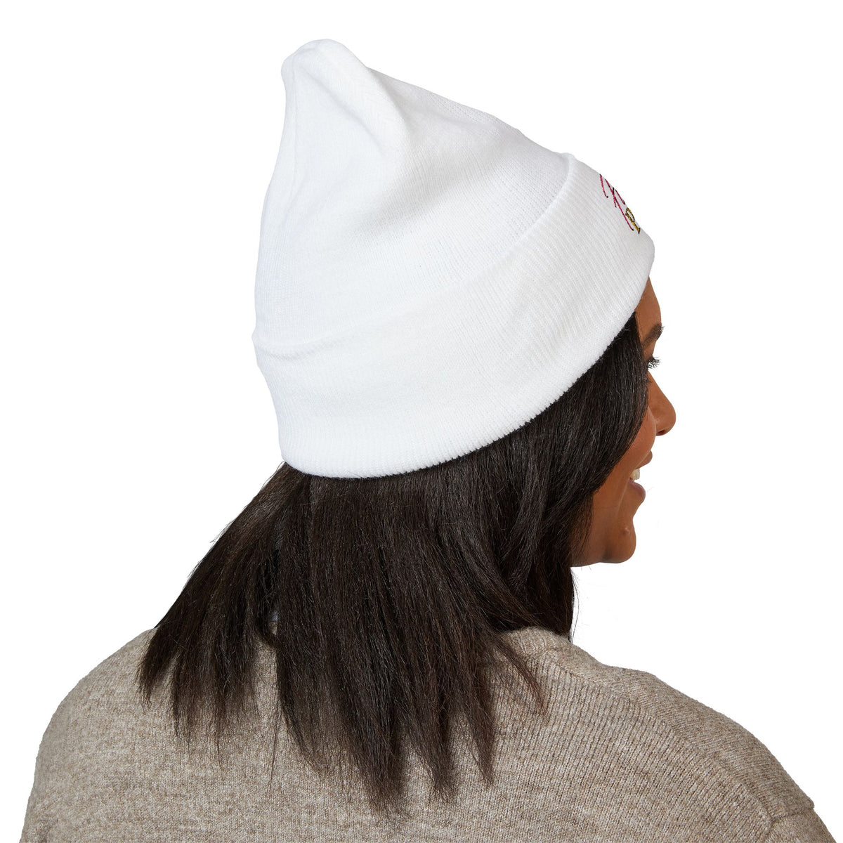Embroidered Classic Cuffed Beanie | Flauntly Paws