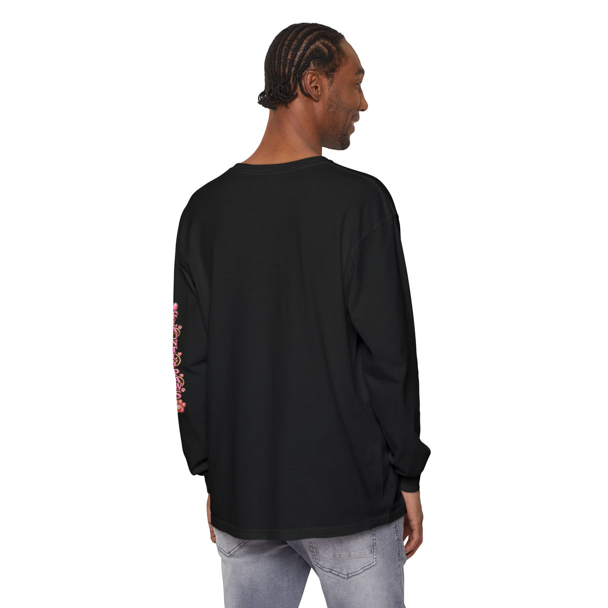 Garment-Dyed Long Sleeve Tee | Flauntly Paws