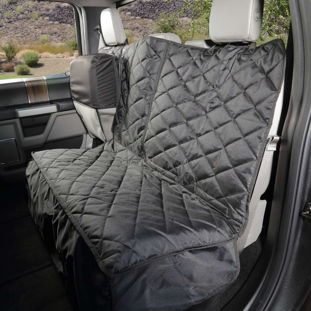 Luxury Crew Cab Truck Dog Hammock Cover – Fold-Up Seat Access