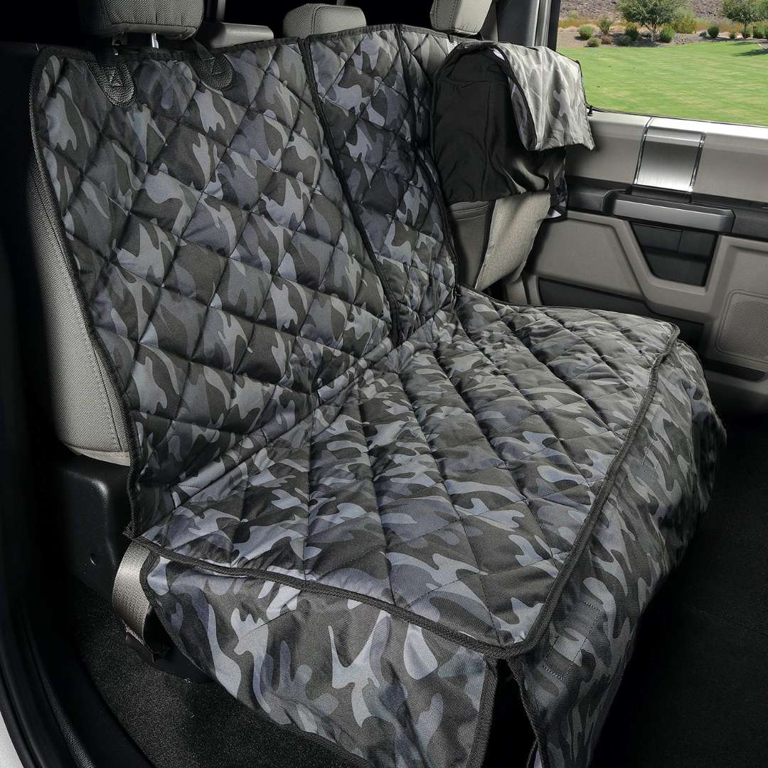 Luxury Crew Cab Truck Dog Hammock Cover – Fold-Up Seat Access
