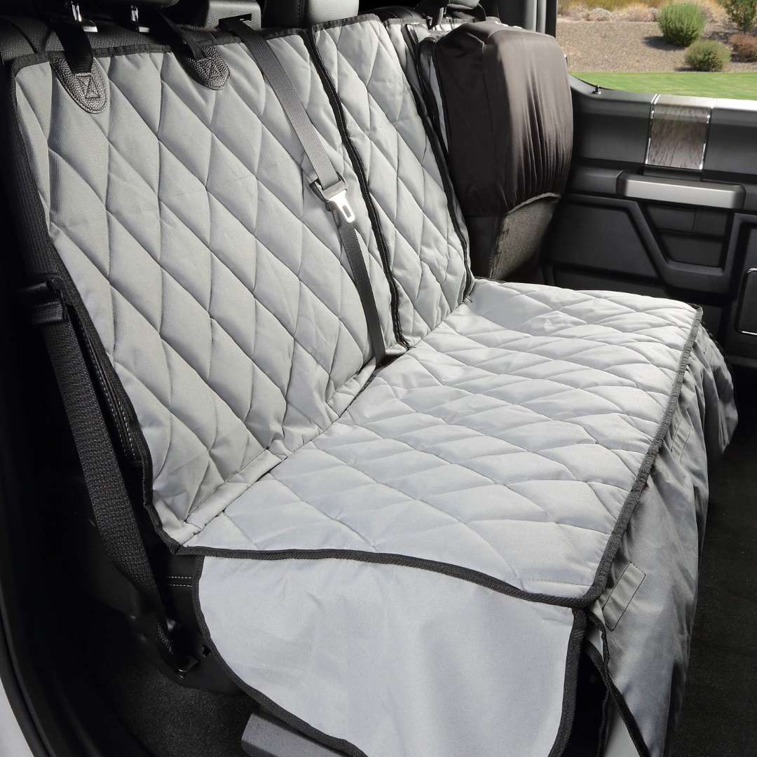 Luxury Crew Cab Truck Dog Hammock Cover – Fold-Up Seat Access