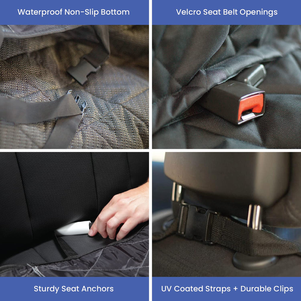 Luxury Dog Car Hammock Seat Cover – XL