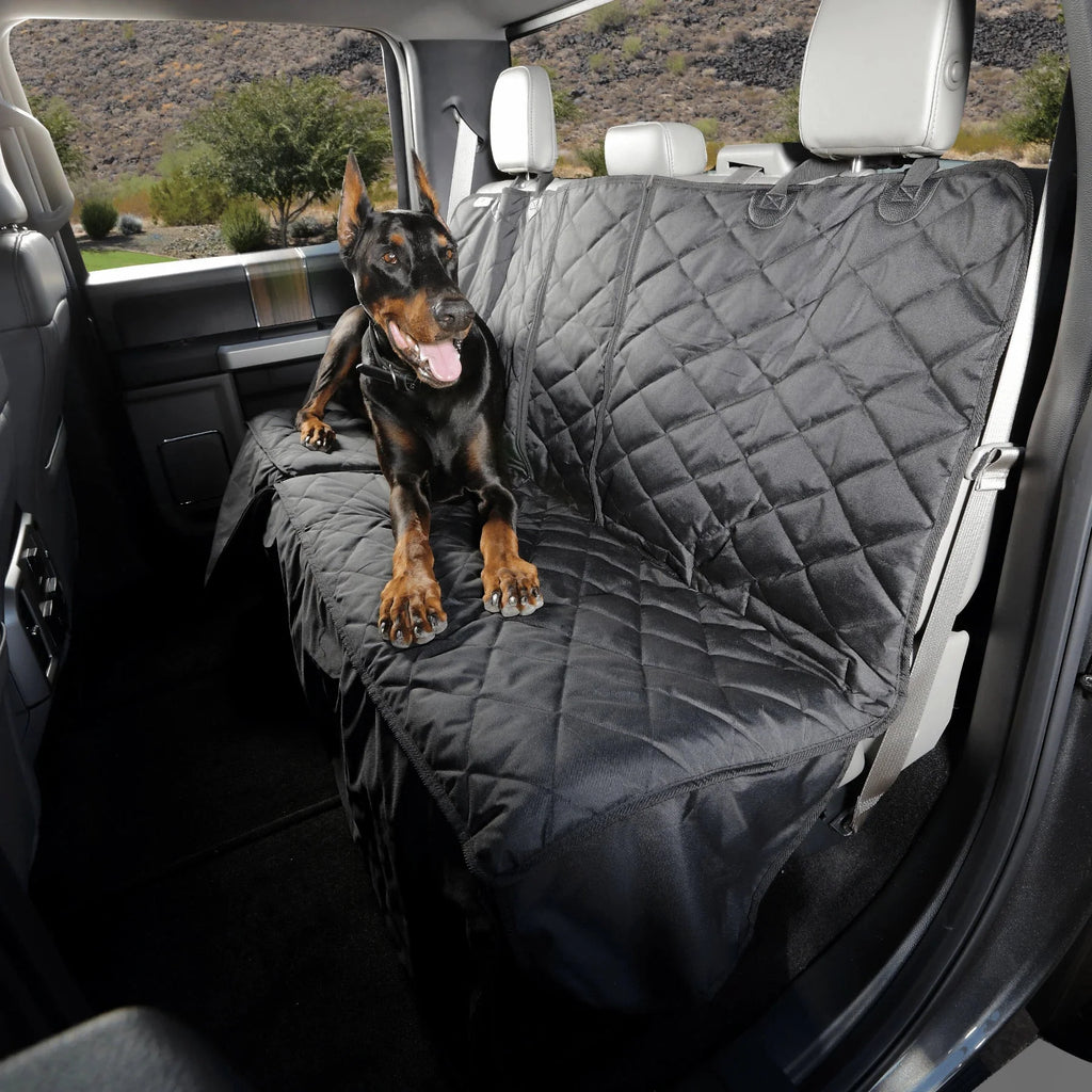 Luxury Crew Cab Truck Dog Hammock Cover – Fold-Up Seat Access