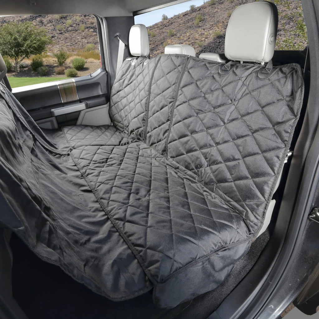 Luxury Crew Cab Truck Dog Hammock Cover – Fold-Up Seat Access