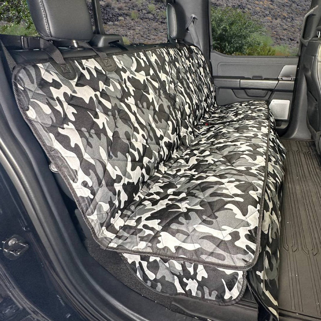 Luxury Crew Cab Truck Dog Hammock Cover – Fold-Up Seat Access