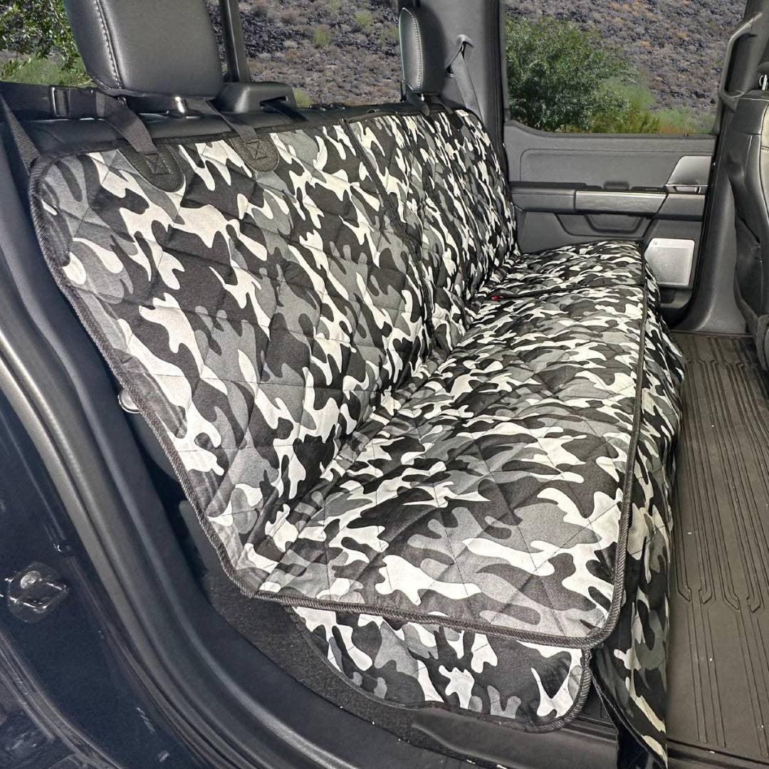 Luxury Crew Cab Truck Dog Hammock Cover – Fold-Up Seat Access
