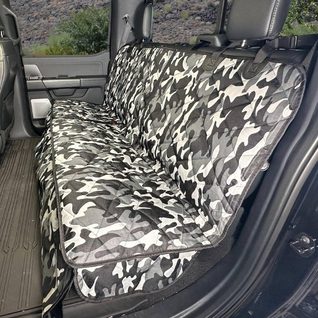 Luxury Crew Cab Truck Dog Hammock Cover – Fold-Up Seat Access
