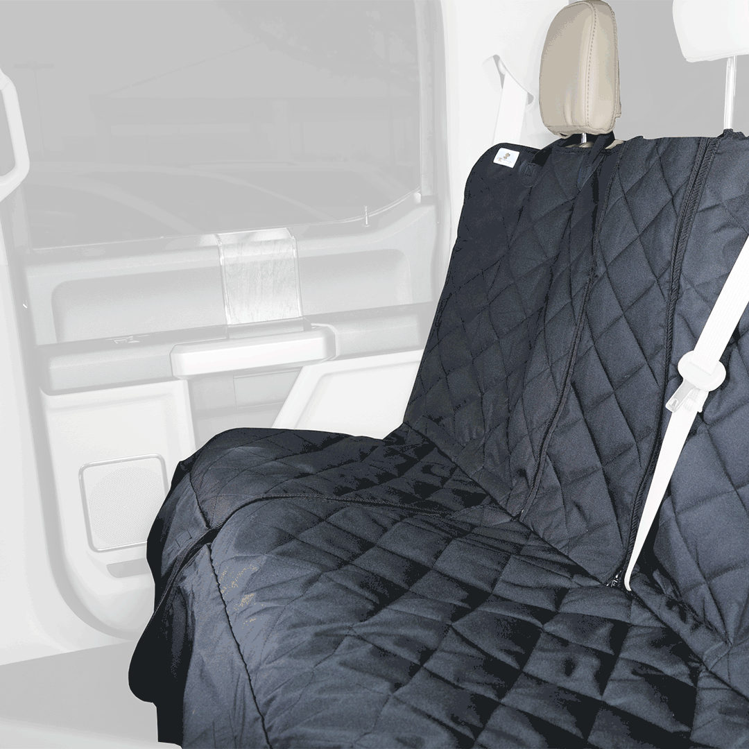 Luxury Crew Cab Truck Dog Hammock Cover – Fold-Up Seat Access