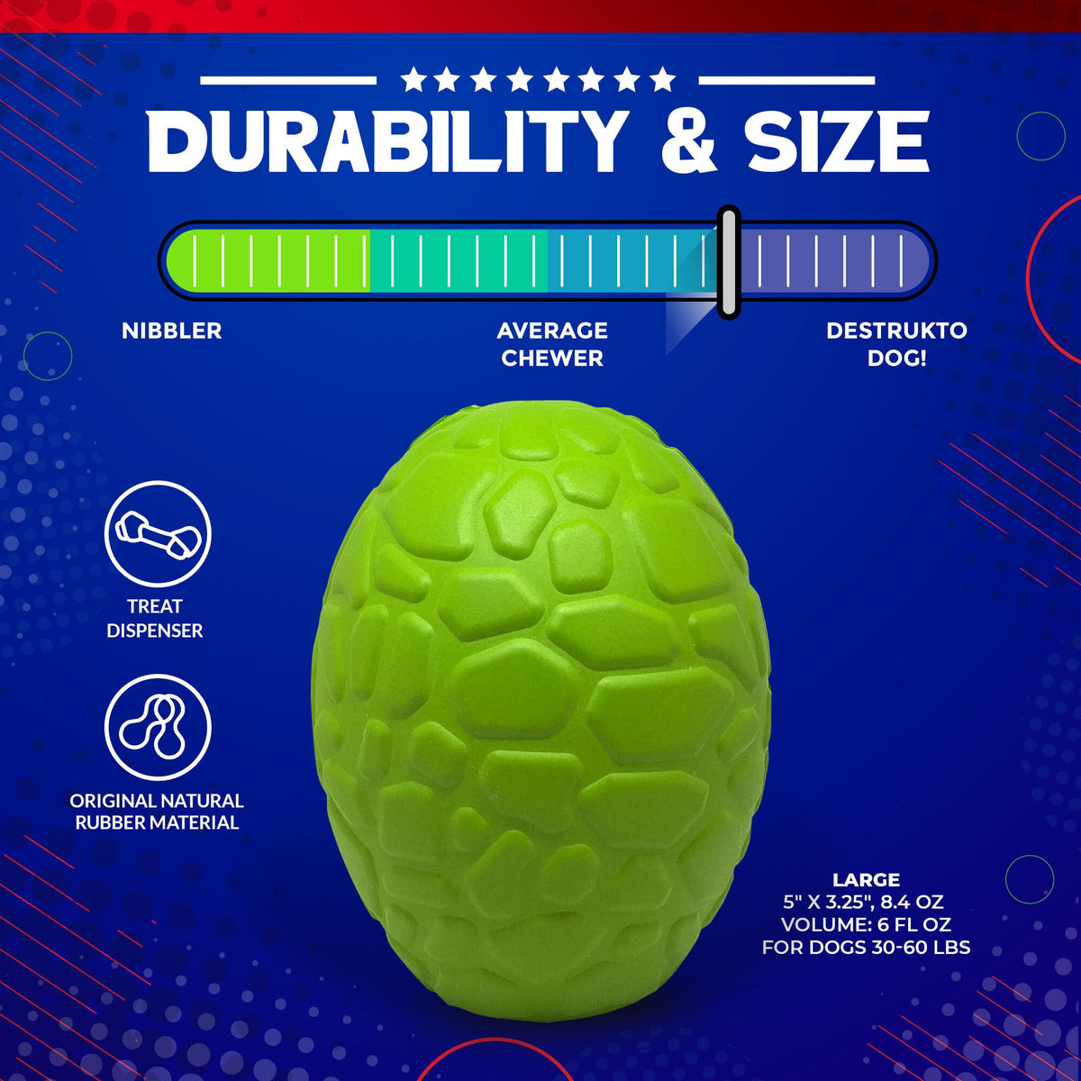 The Dino Egg Treat Dispenser