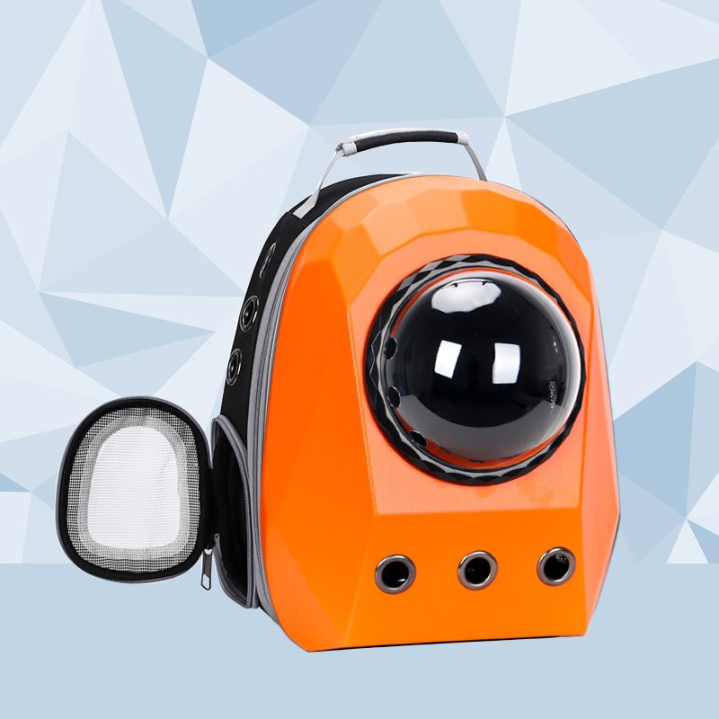 Space Capsule Pet Backpack – Transparent Bubble Carrier for Cats & Dogs