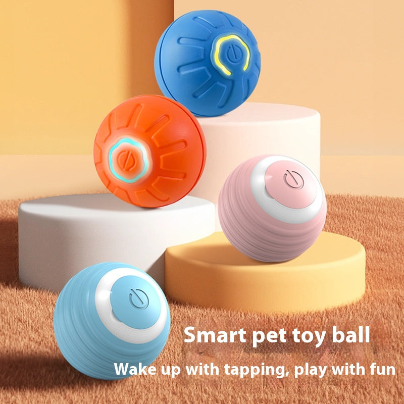 Smart Interactive Pet Toy Ball | Electronic Auto-Rolling & Jumping Ball | USB Rechargeable | Dogs & Cats