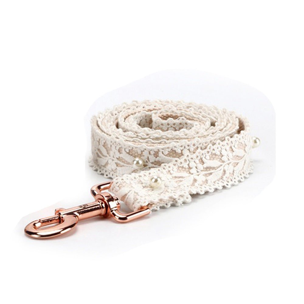 The Lace Bloom Harness & Leash Set
