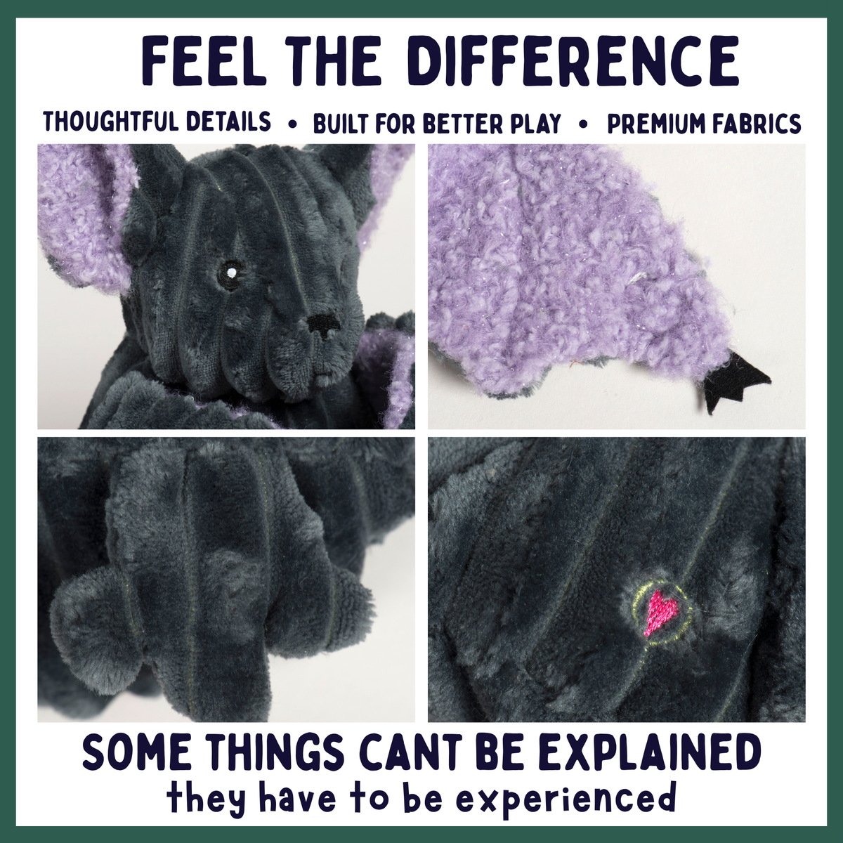 Halloween Bat Dog Toy | Plush Spooky Dog Toy | Chew & Fetch Halloween Pet Toy