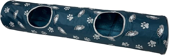 Philadelphia Eagles NFL Cat Tunnel with Catnip Football