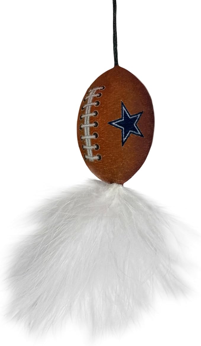 Dallas Cowboys NFL Cat Tunnel with Catnip Football