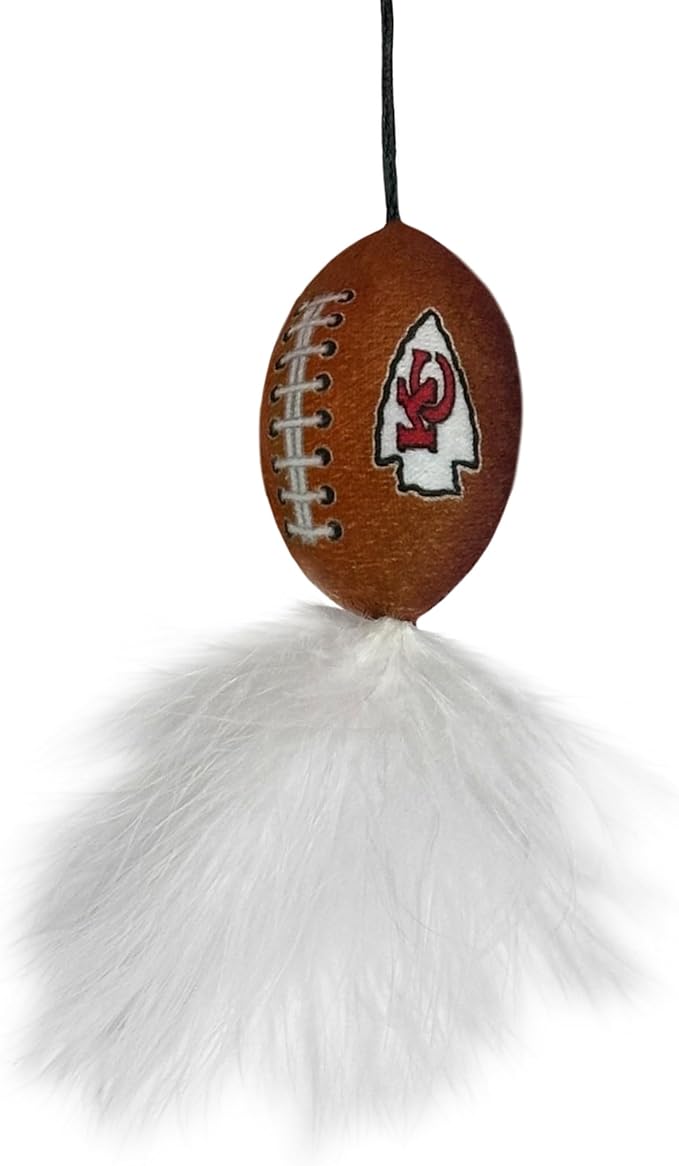Kansas City Chiefs NFL Cat Tunnel with Catnip Football