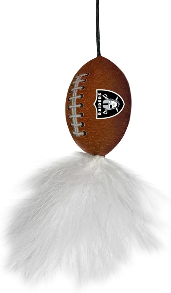 Las Vegas Raiders NFL Cat Tunnel with Catnip Football