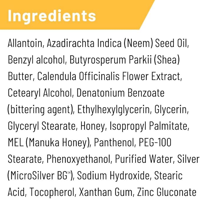 Silver Honey Rapid Wound Repair Ointment | Manuka Honey & MicroSilver | 2oz
