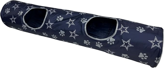 Dallas Cowboys NFL Cat Tunnel with Catnip Football