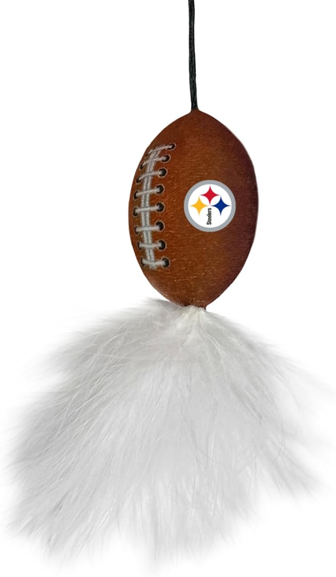 Pittsburgh Steelers Cat Tunnel Toy with Catnip Football