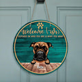 Personalized Pet Door Sign (Up to 6 Pets)