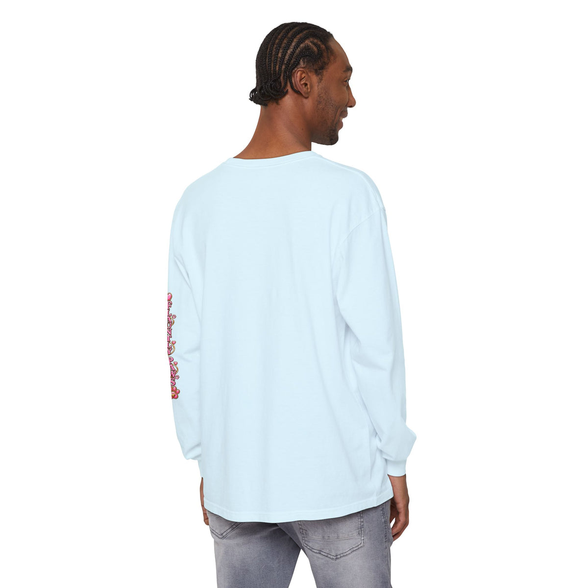Garment-Dyed Long Sleeve Tee | Flauntly Paws