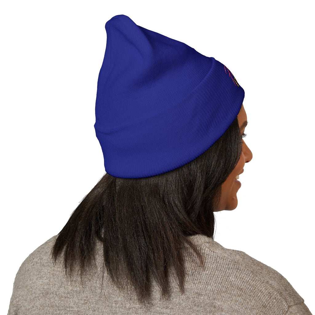 Embroidered Classic Cuffed Beanie | Flauntly Paws