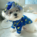 Candy Bear Pet Pajama Set with Hat