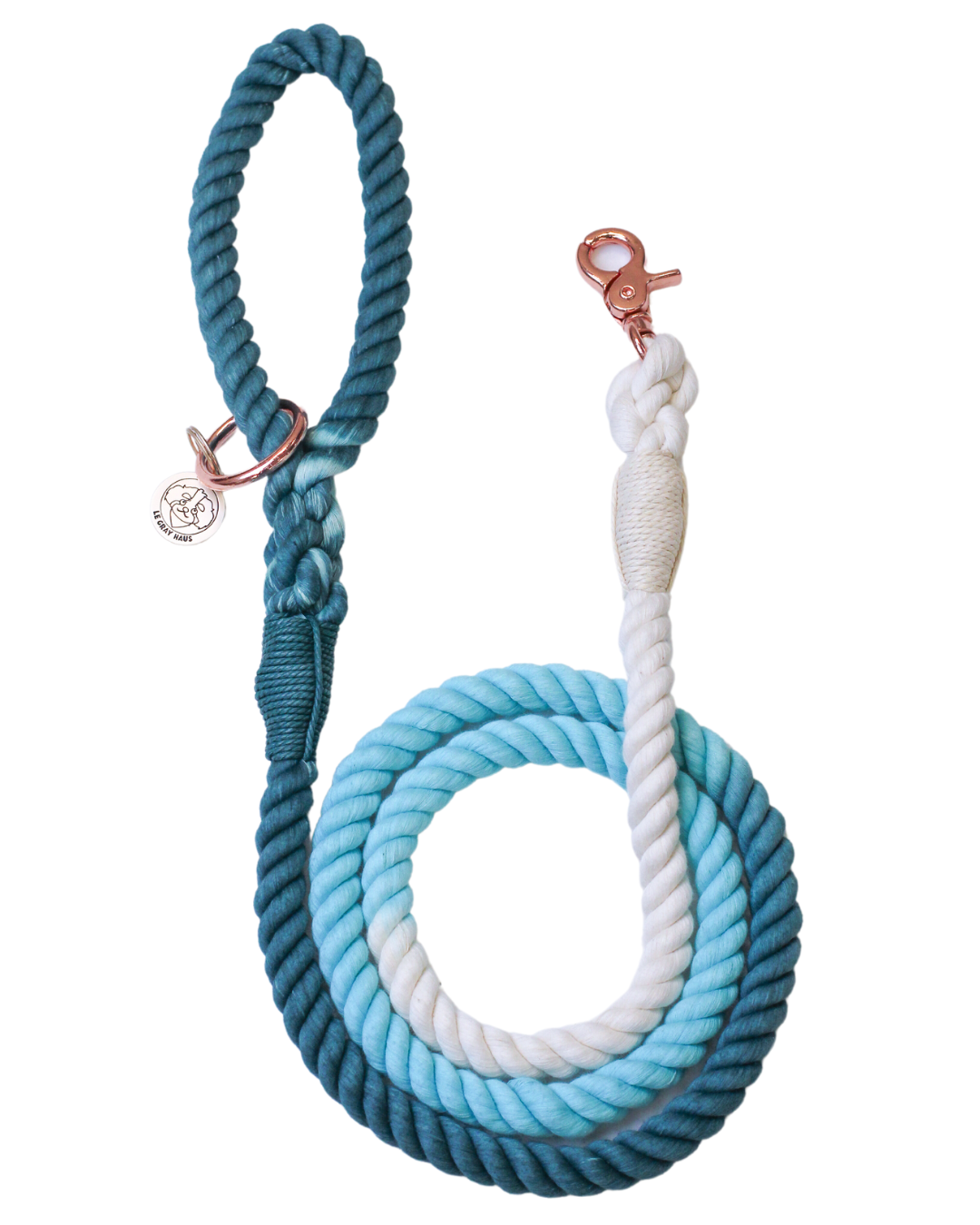 Flauntly Paws Ombre Cotton Rope Dog Leash