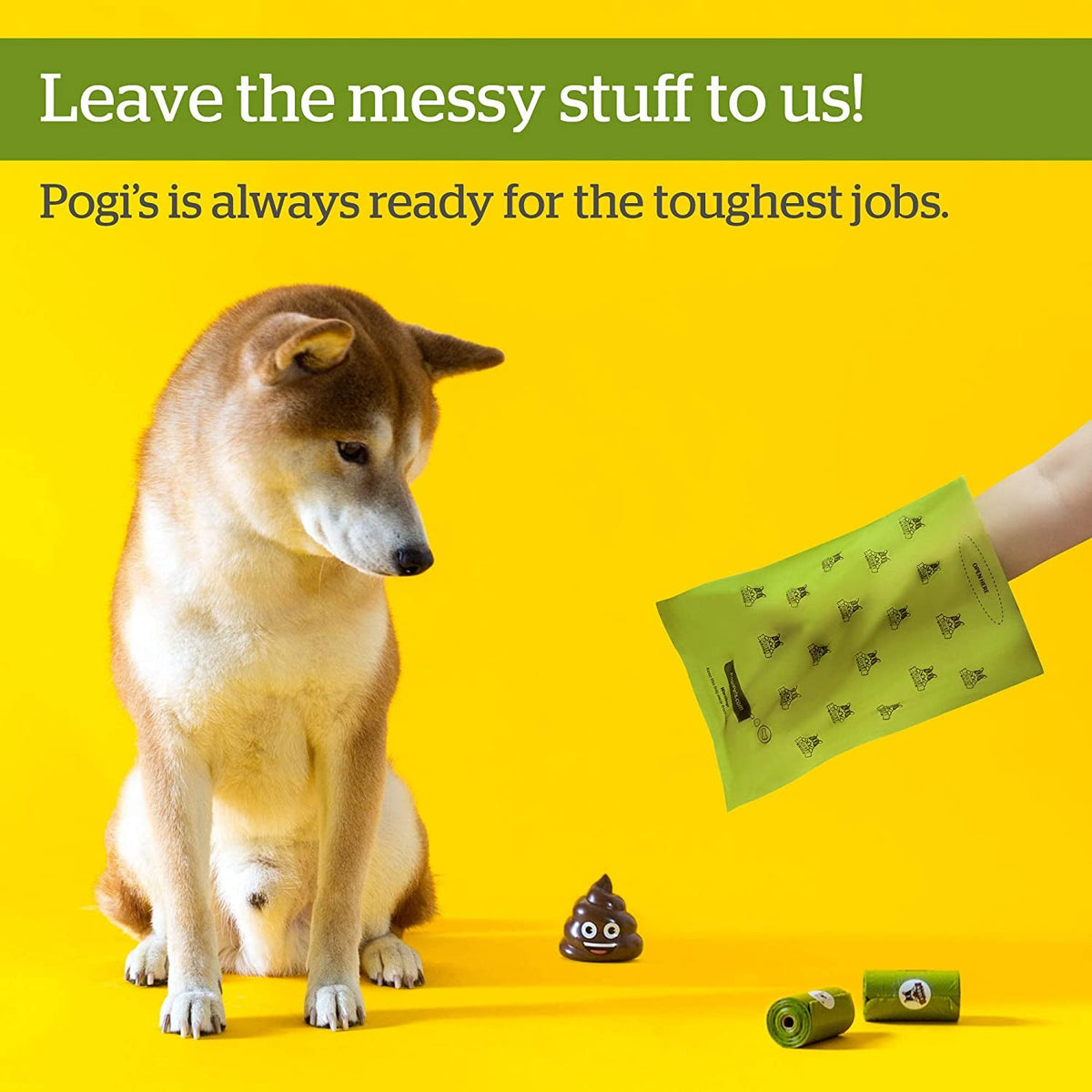 Pogi’S Dog Poop Bags - 10 Rolls (150 Doggie Poop Bags)
