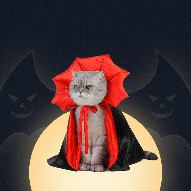 Vampire King Halloween Cape for Cats & Dogs
