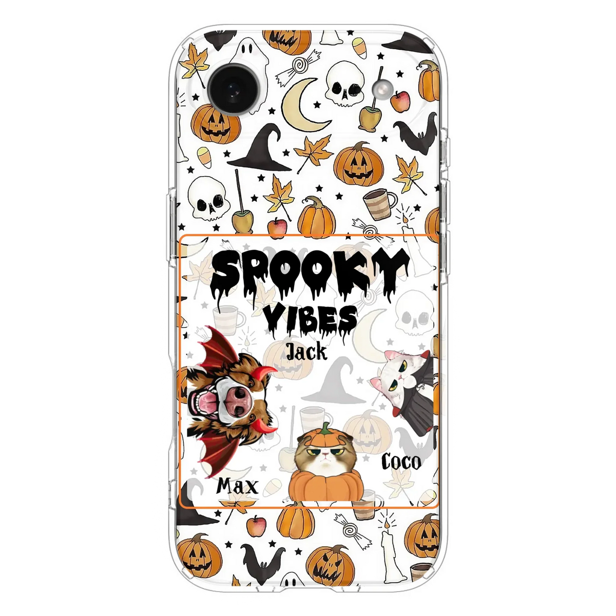 Custom Halloween Pet Phone Case | Up to 3 Pets | iPhone & Samsung