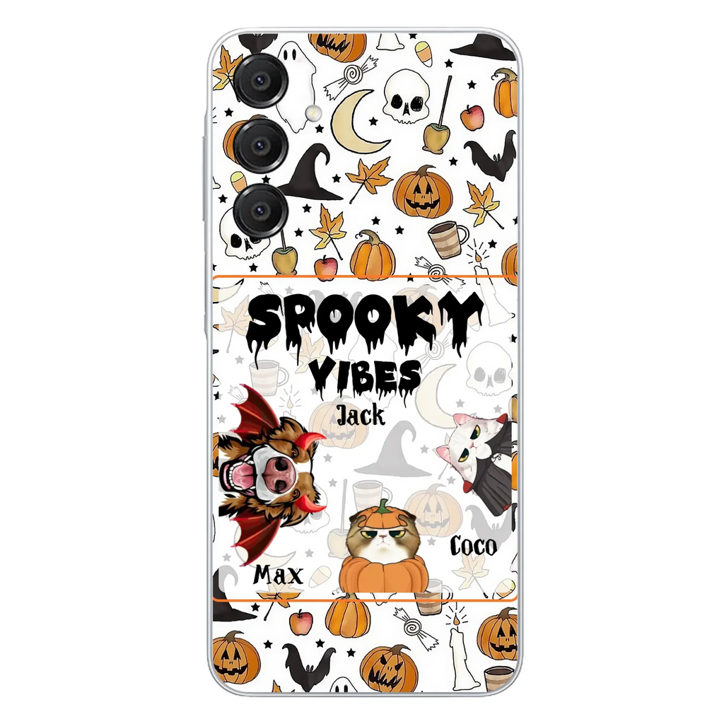 Custom Halloween Pet Phone Case | Up to 3 Pets | iPhone & Samsung