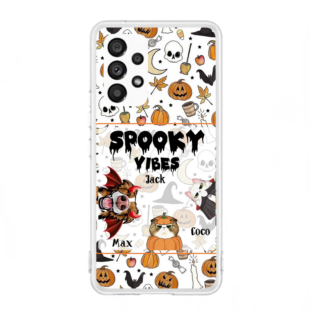 Custom Halloween Pet Phone Case | Up to 3 Pets | iPhone & Samsung