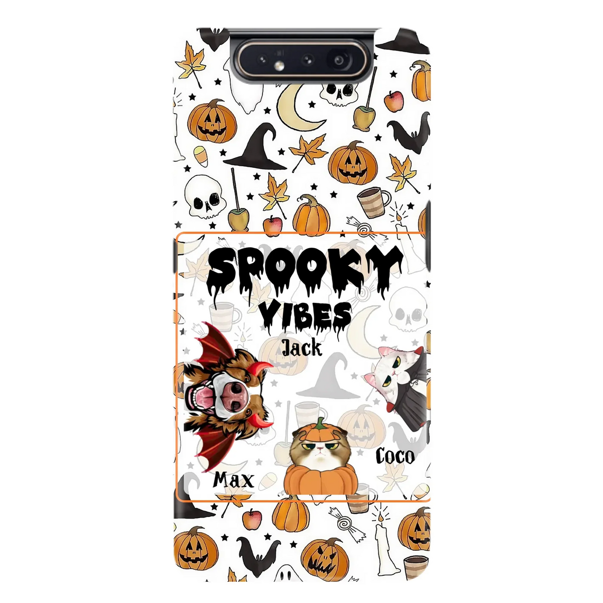 Custom Halloween Pet Phone Case | Up to 3 Pets | iPhone & Samsung