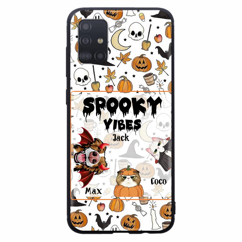 Custom Halloween Pet Phone Case | Up to 3 Pets | iPhone & Samsung