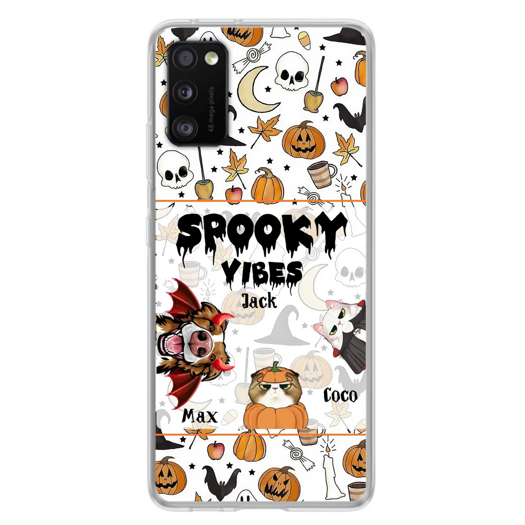 Custom Halloween Pet Phone Case | Up to 3 Pets | iPhone & Samsung