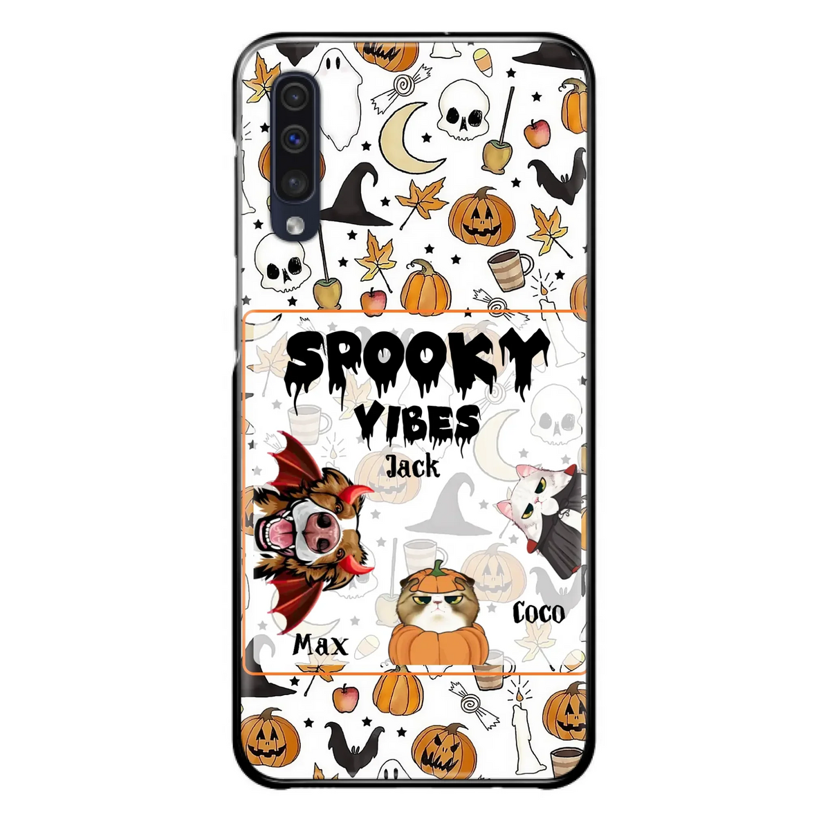 Custom Halloween Pet Phone Case | Up to 3 Pets | iPhone & Samsung