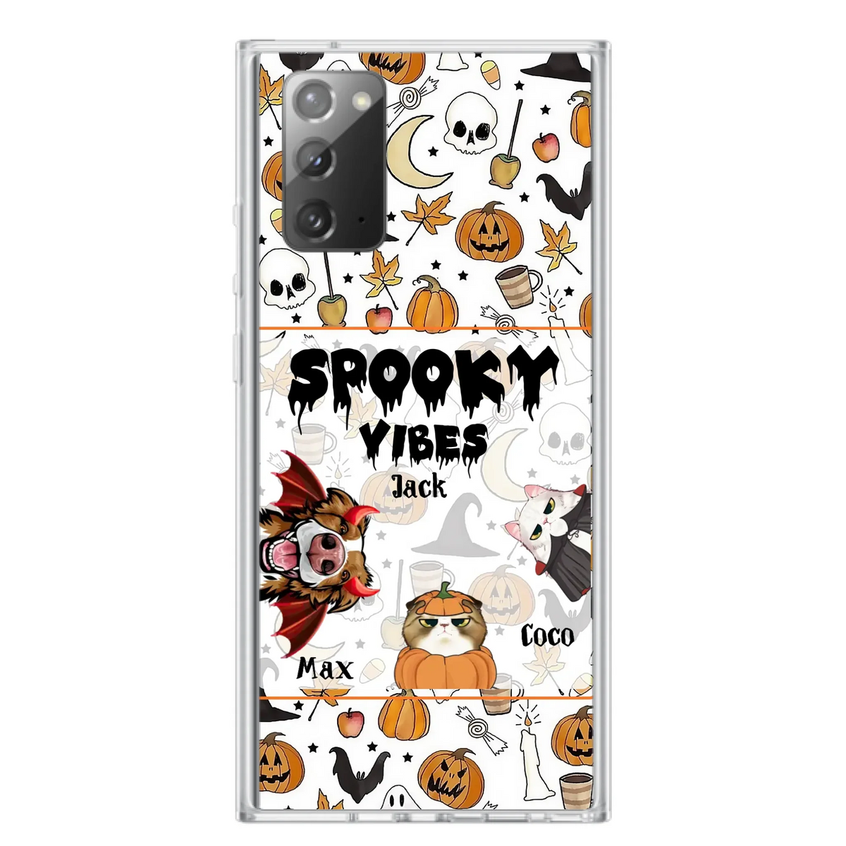 Custom Halloween Pet Phone Case | Up to 3 Pets | iPhone & Samsung