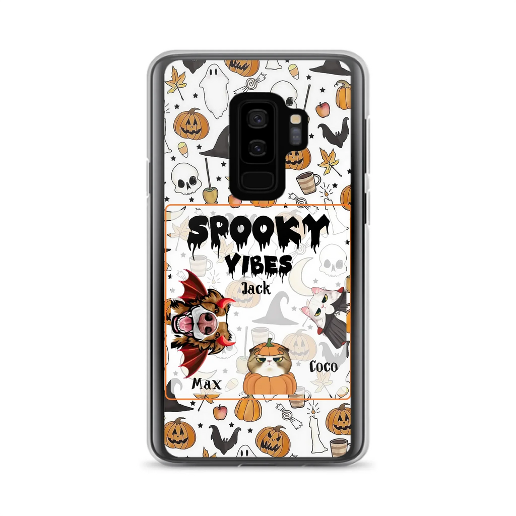 Custom Halloween Pet Phone Case | Up to 3 Pets | iPhone & Samsung