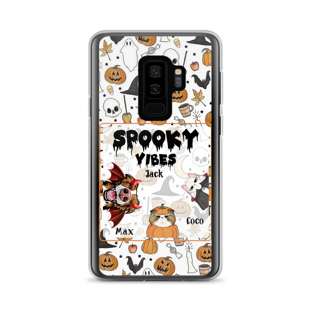Custom Halloween Pet Phone Case | Up to 3 Pets | iPhone & Samsung
