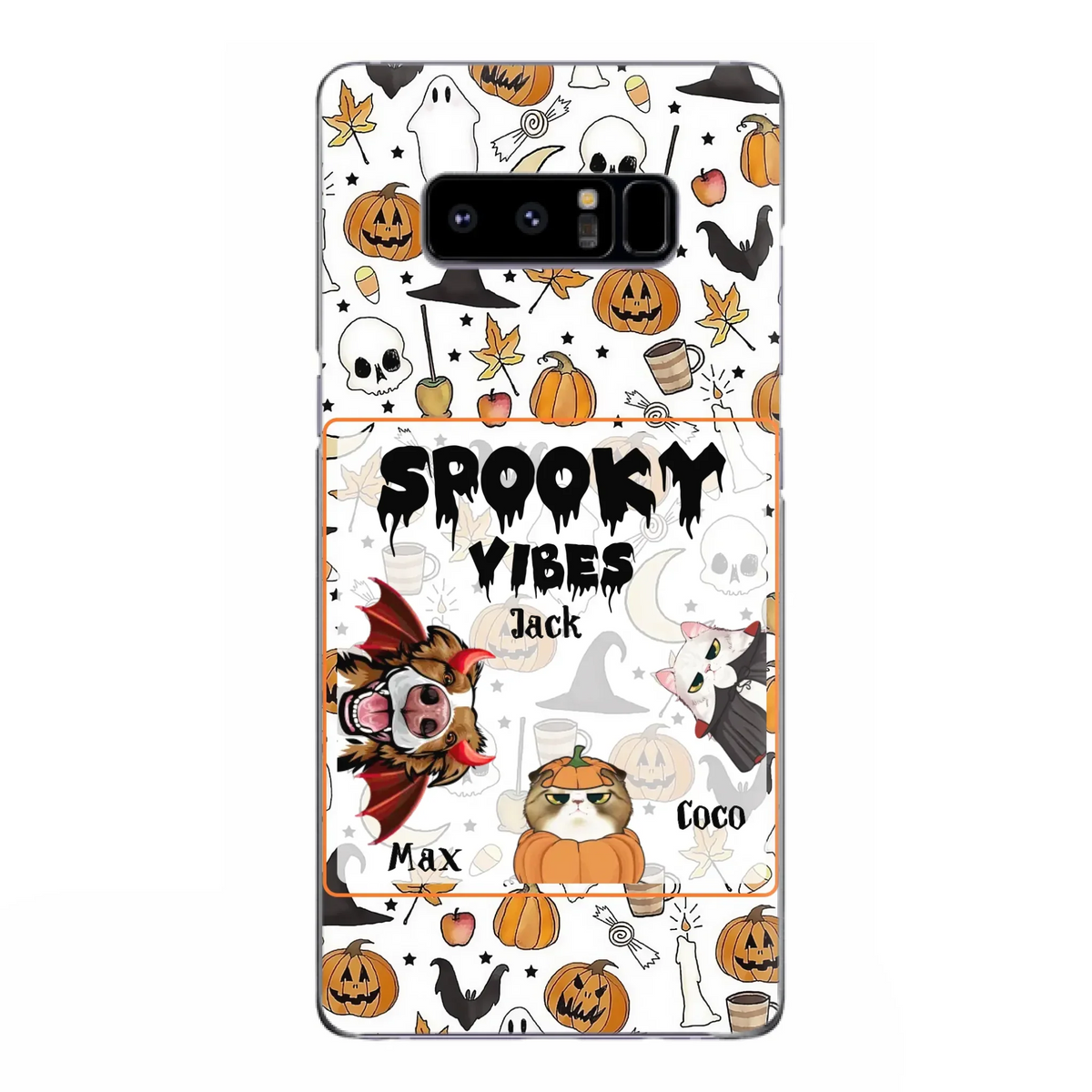 Custom Halloween Pet Phone Case | Up to 3 Pets | iPhone & Samsung