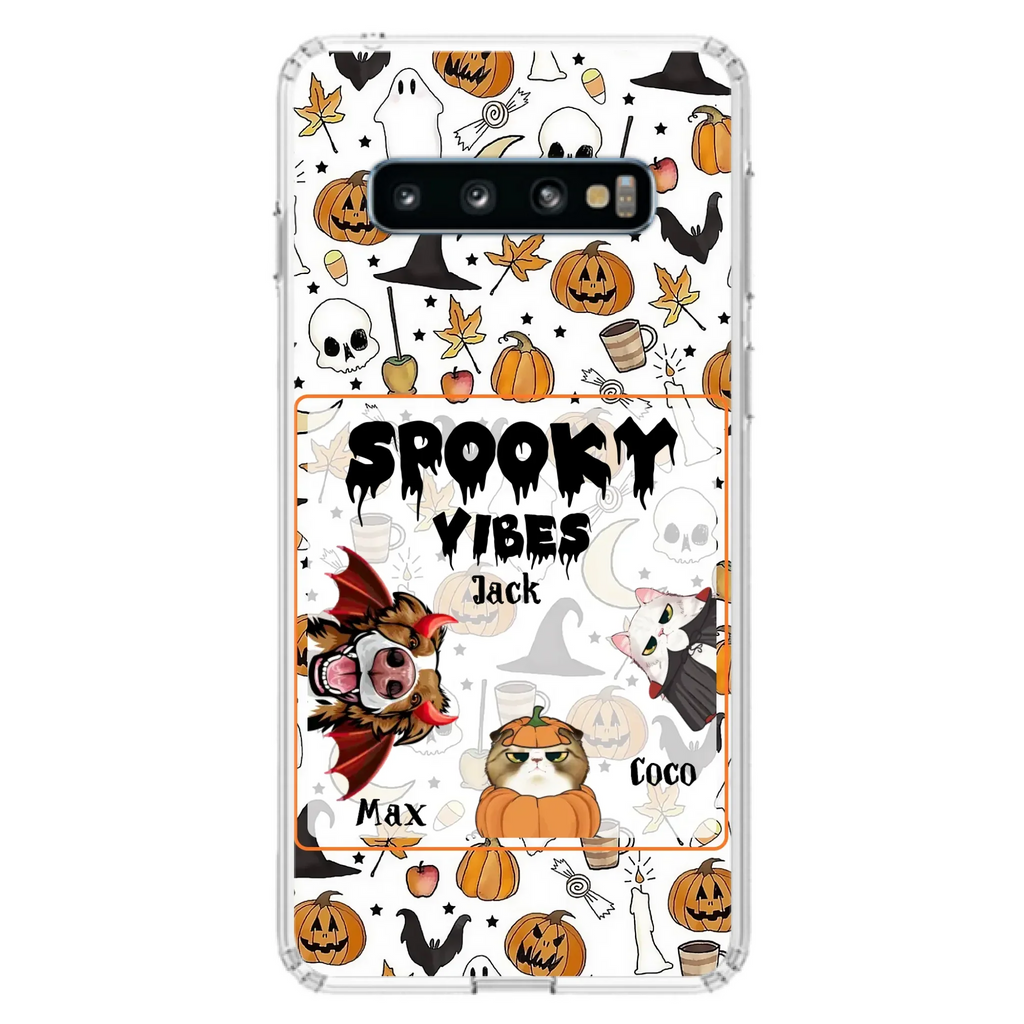 Custom Halloween Pet Phone Case | Up to 3 Pets | iPhone & Samsung