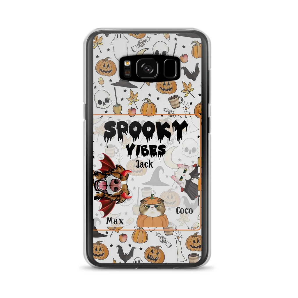 Custom Halloween Pet Phone Case | Up to 3 Pets | iPhone & Samsung