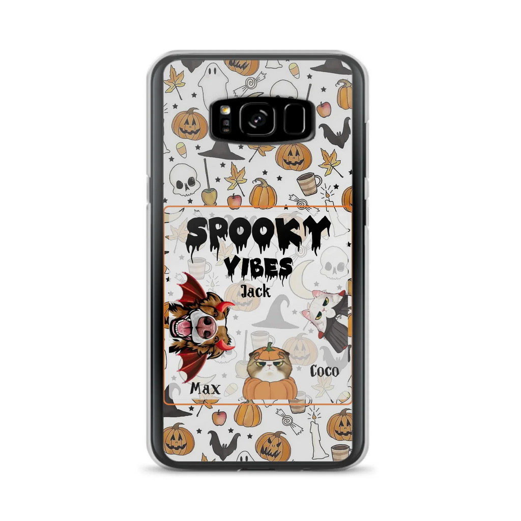 Custom Halloween Pet Phone Case | Up to 3 Pets | iPhone & Samsung