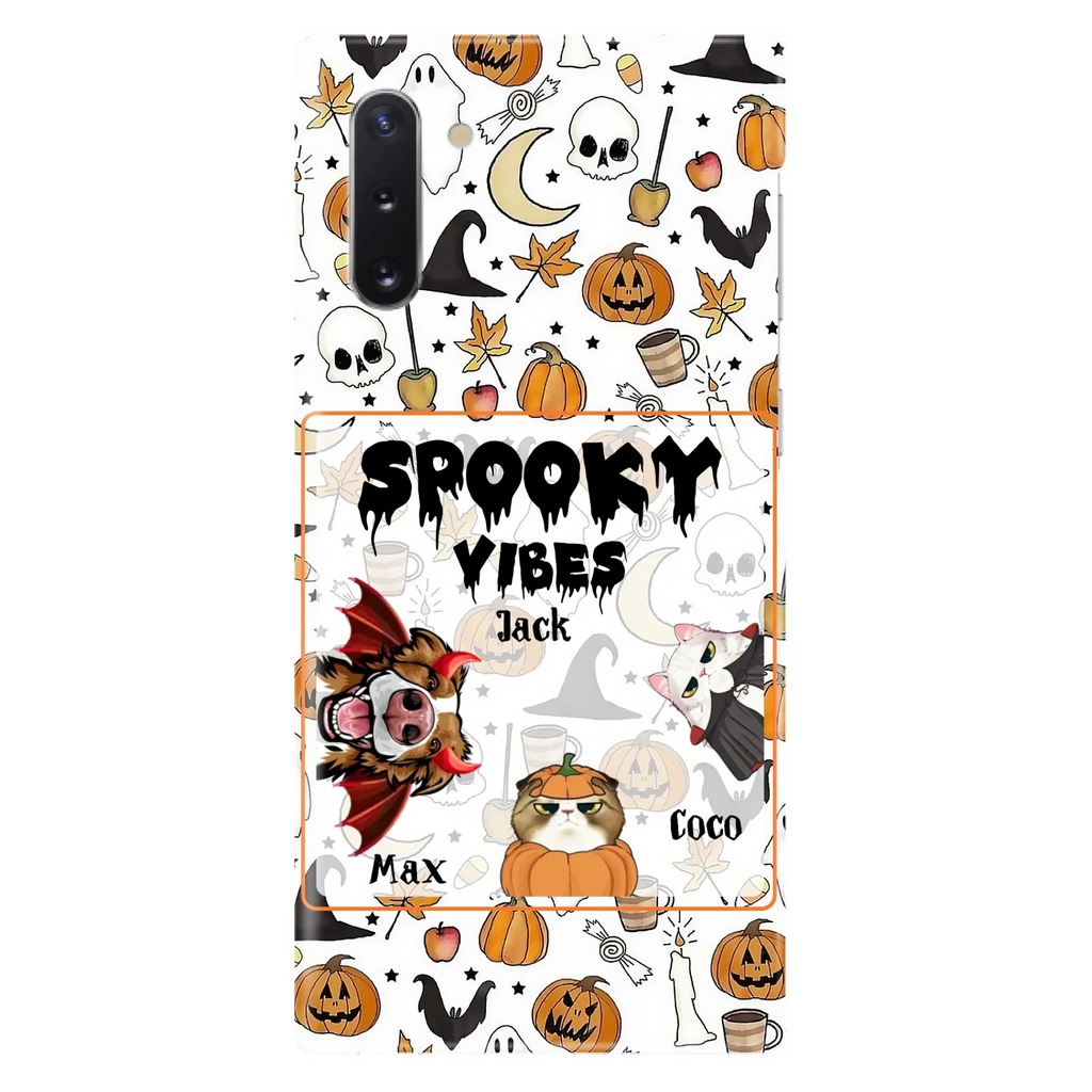 Custom Halloween Pet Phone Case | Up to 3 Pets | iPhone & Samsung