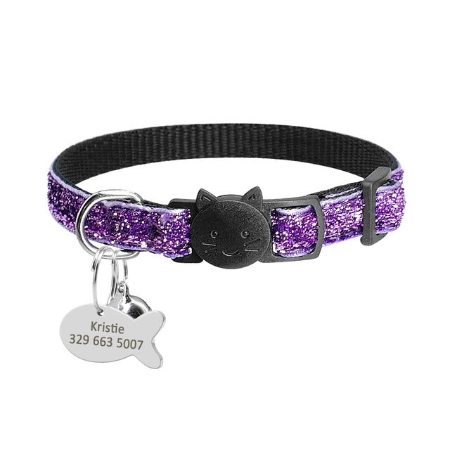 The Flauntly Paws Bling Collar — Breakaway Safety Collar for Cats & Kittens