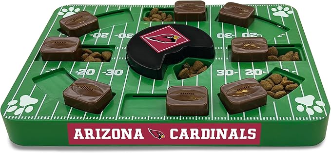 NFL Arizona Cardinals Interactive Puzzle Treat Toy for Dogs
